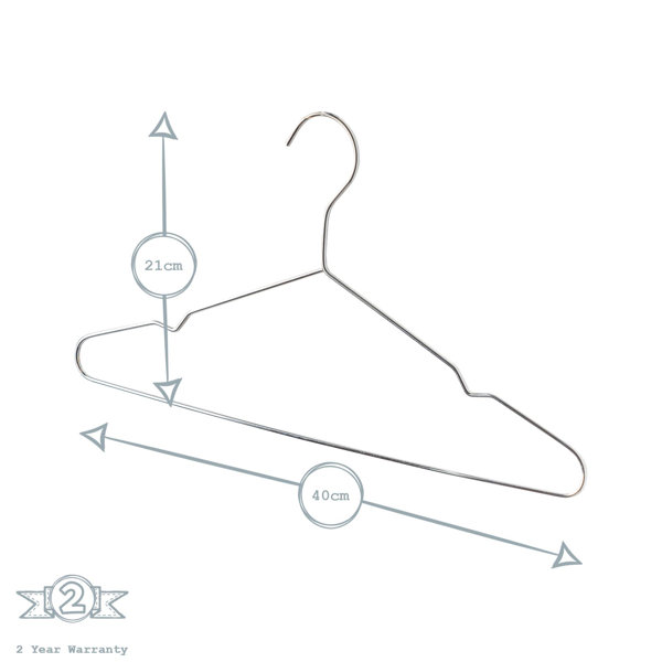 Harbour Housewares Metallic Coat Hangers Wayfair.co.uk